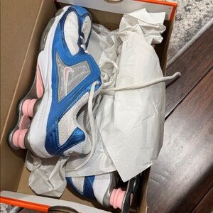 Nike VINTAGE Iconic Blue Shox R4 Athletic Shoes